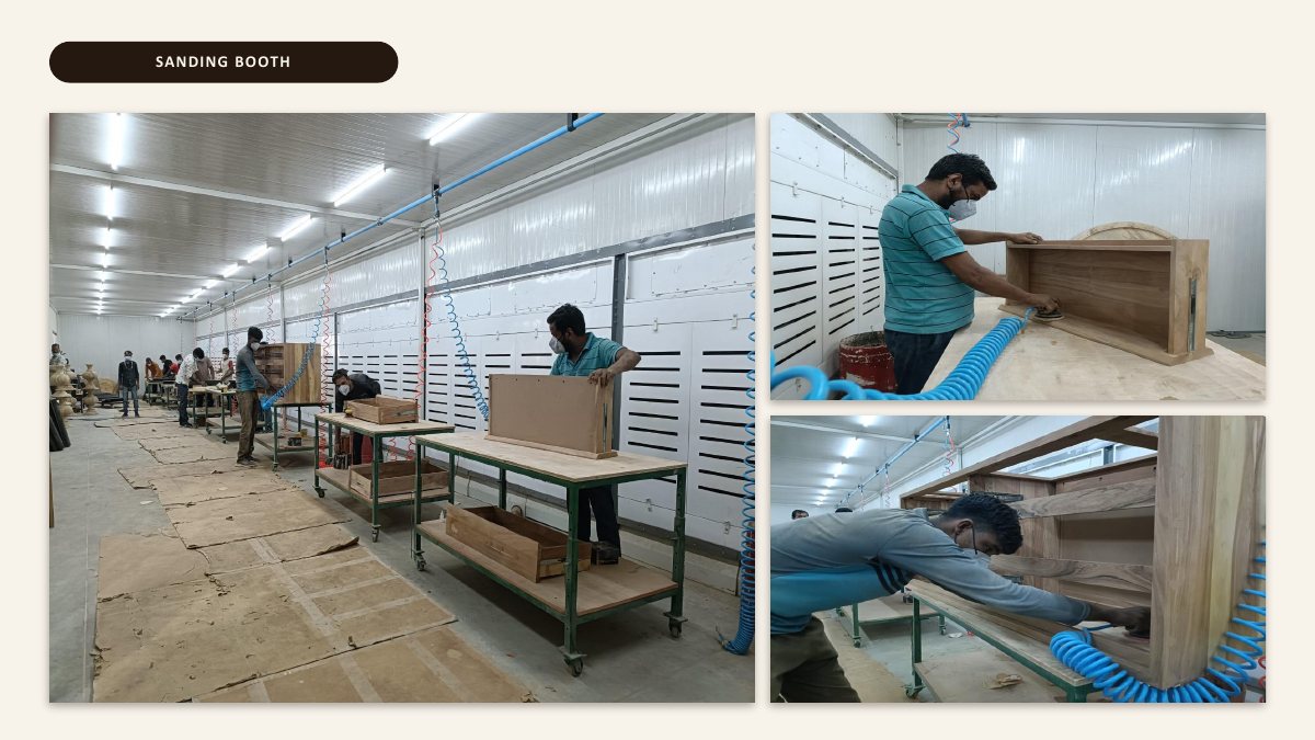 Sanding booth