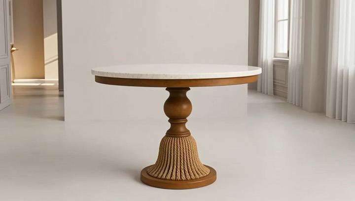 Pedestal dining table