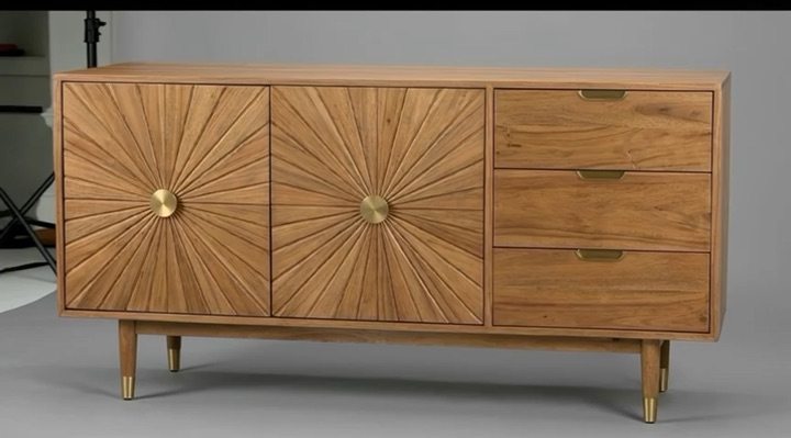 Sunburst sideboard